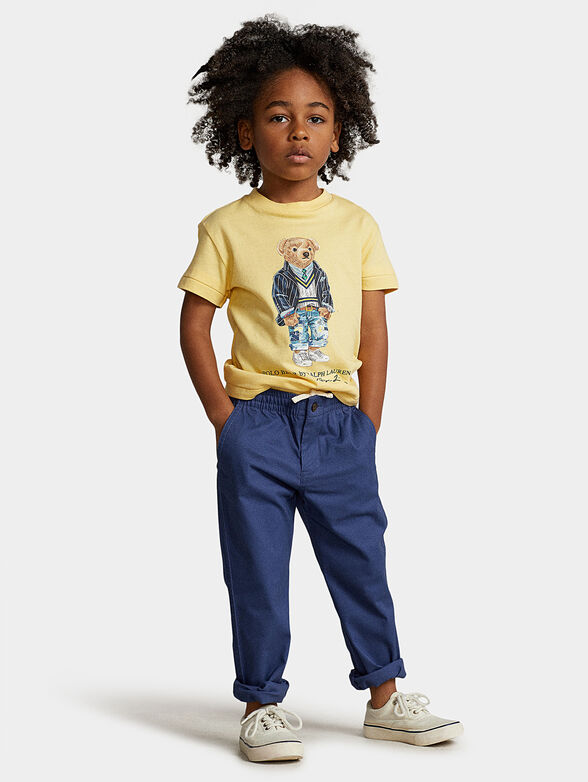 T-shirt in yellow color with Polo Bear accent - 2
