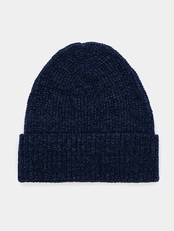 Set of hat and scarf in blue - 2