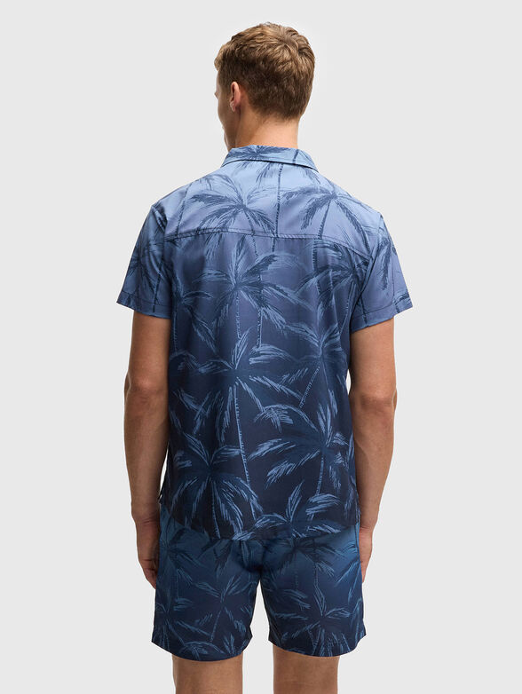 Shirt with print in blue color - 2