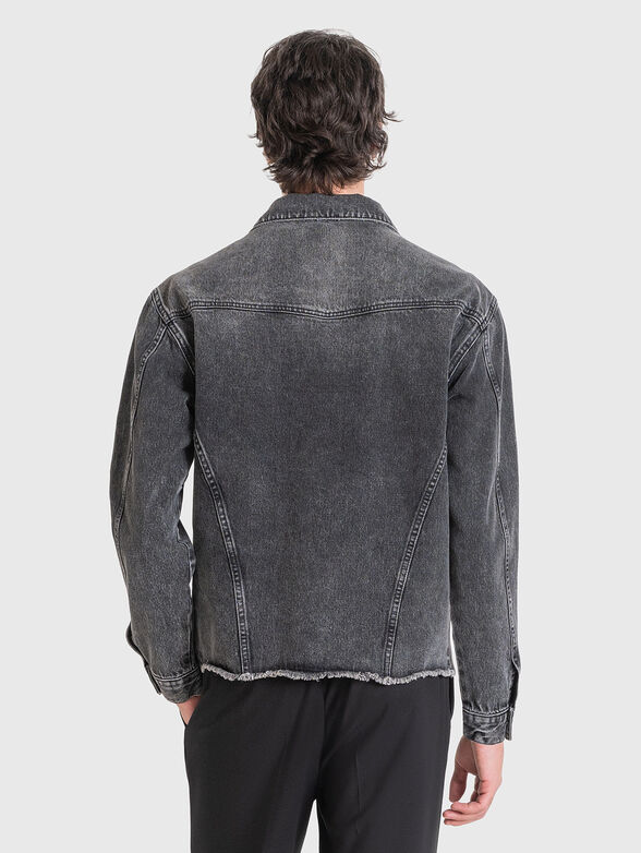 Denim jacket with washed effect - 2