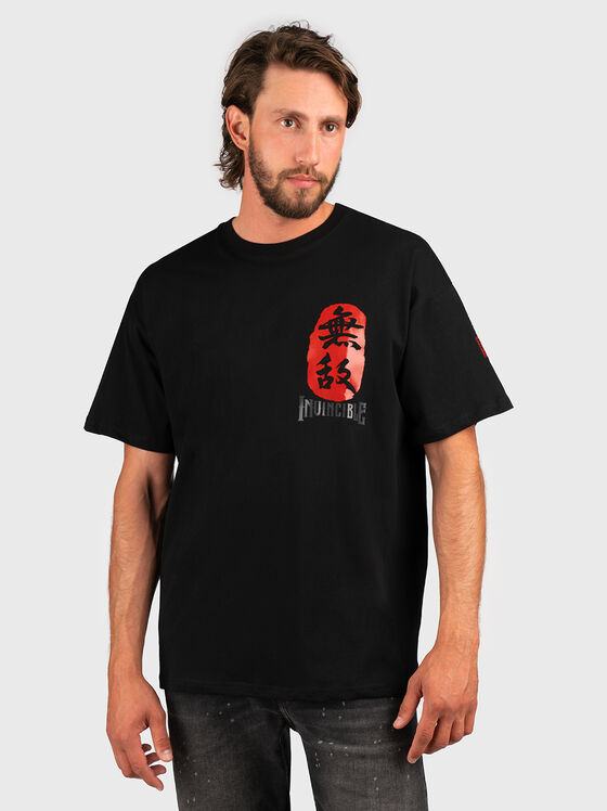 Round neck oversized T-shirt - 1