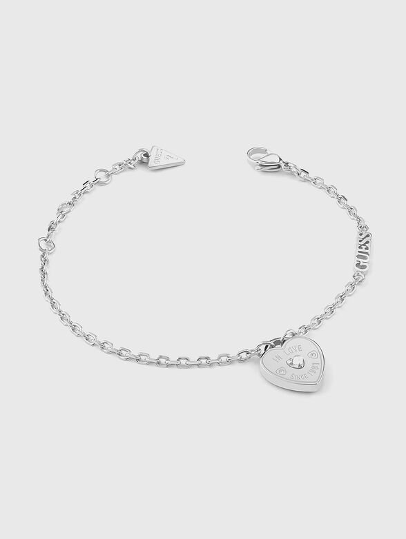 HEART bracelet with rhinestones - 1