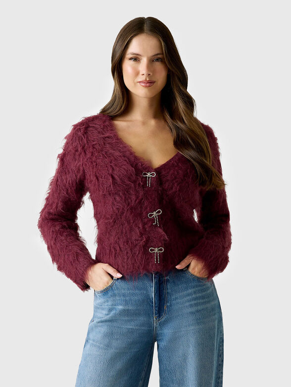 TOMIKO bow button cardigan - 1