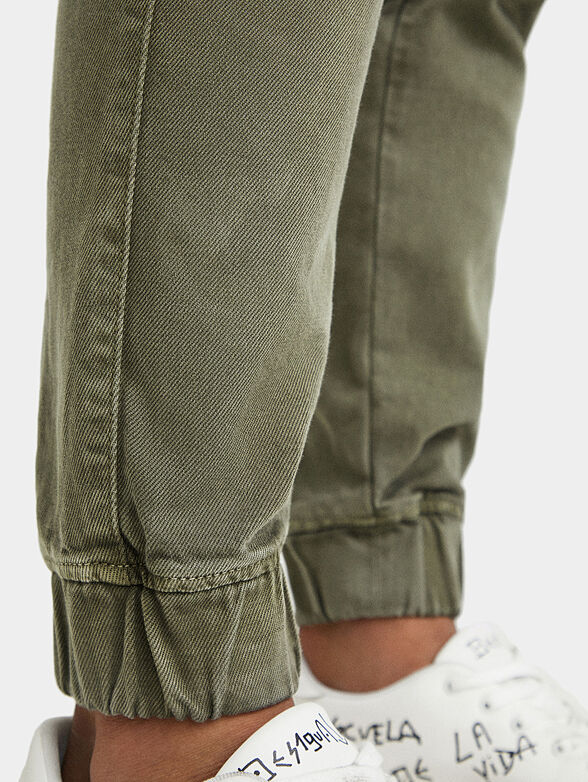 MANUEL green cargo pants - 4