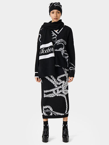Knitted midi skirt - 5