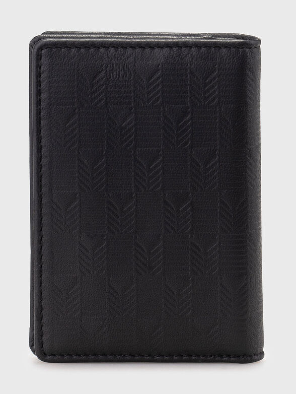 Leather cardholder with logo - 2