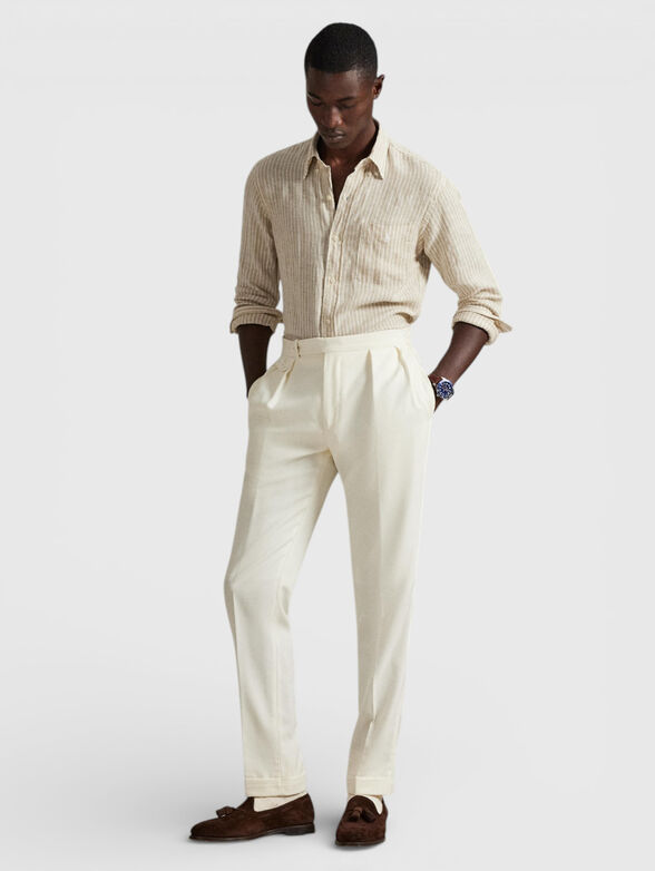 Striped linen shirt - 4