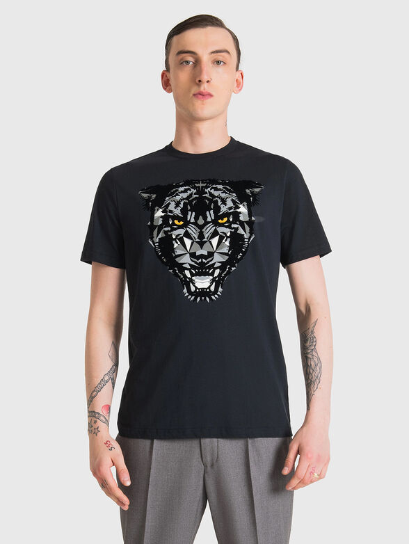 T-shirt with artistic print - 1