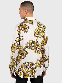 White shirt with baroque print - 3