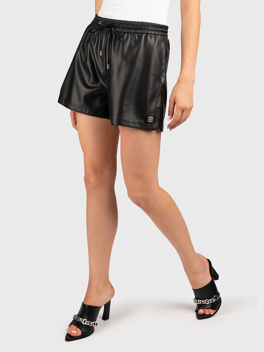 HESAR-1 eco leather shorts