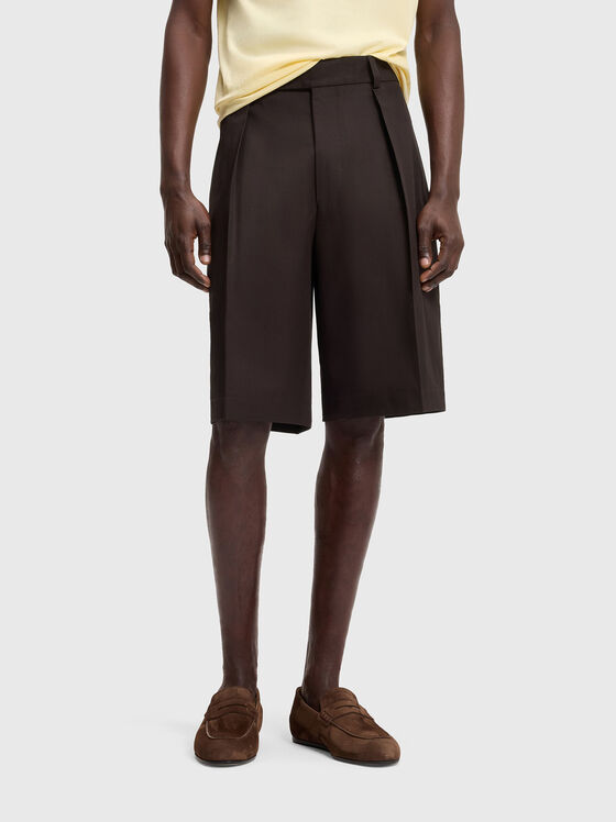 Къси панталони BECKHAM x BOSS от памук  - 1