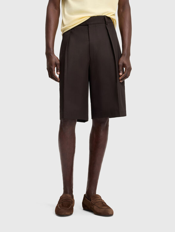 BECKHAM x BOSS cotton shorts - 1
