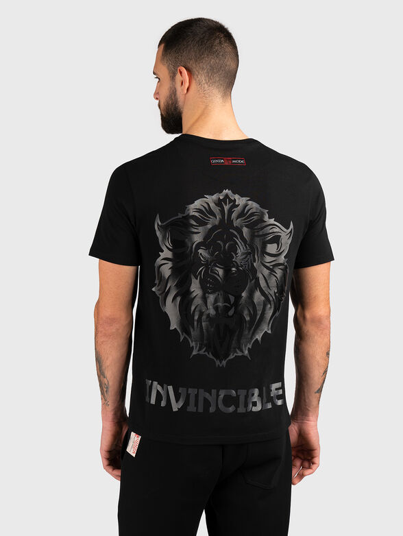 TS165 cotton T-shirt with contrast print - 1