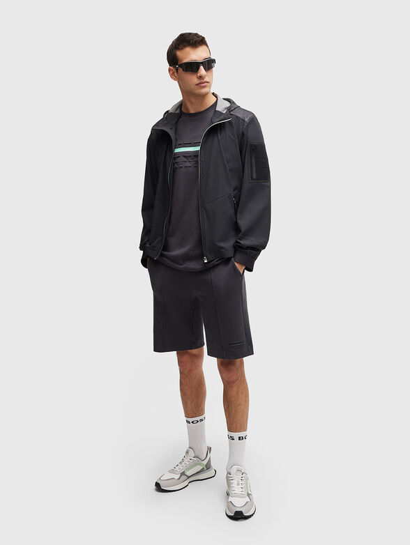 J NEON jacket with zip and hood - 1