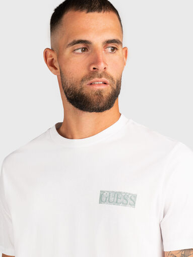 Cotton T-shirt with accent back - 3