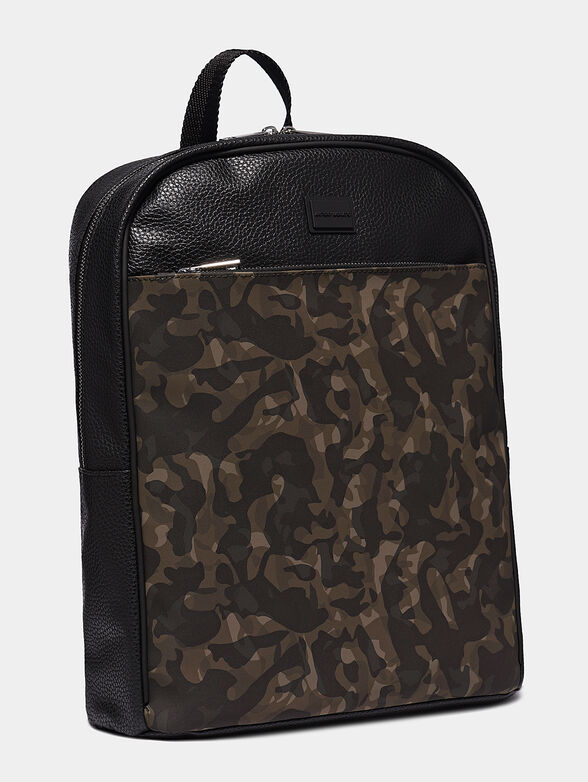 Backpack with camouflage print - 2