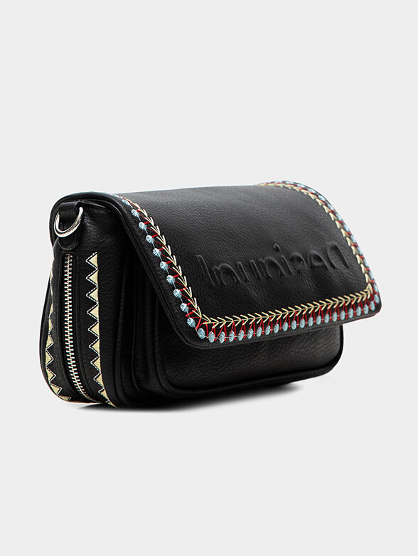 Crossbody bag in black color - 4