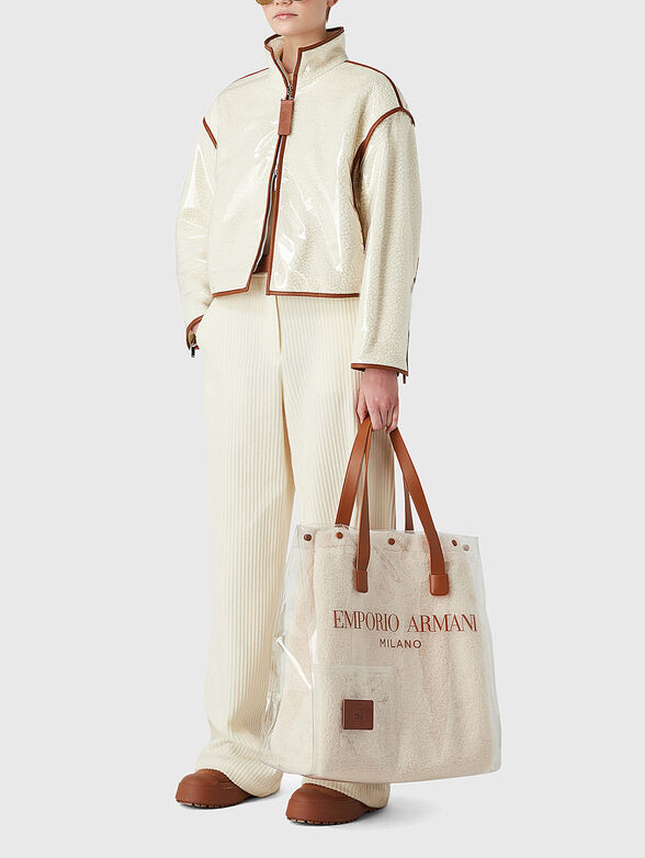 Jacket with contrasting details  - 1