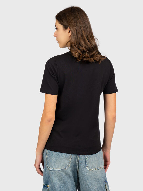 T-shirt with crew neck and logo - 2