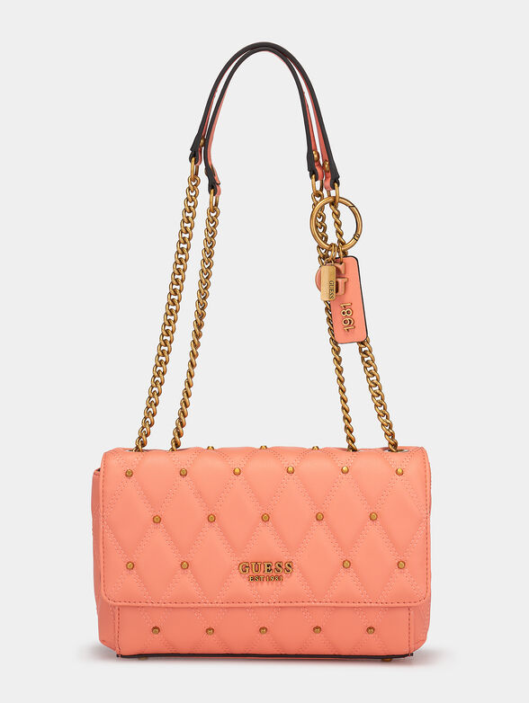 TRIANA bag with quilted effect and metal studs - 1