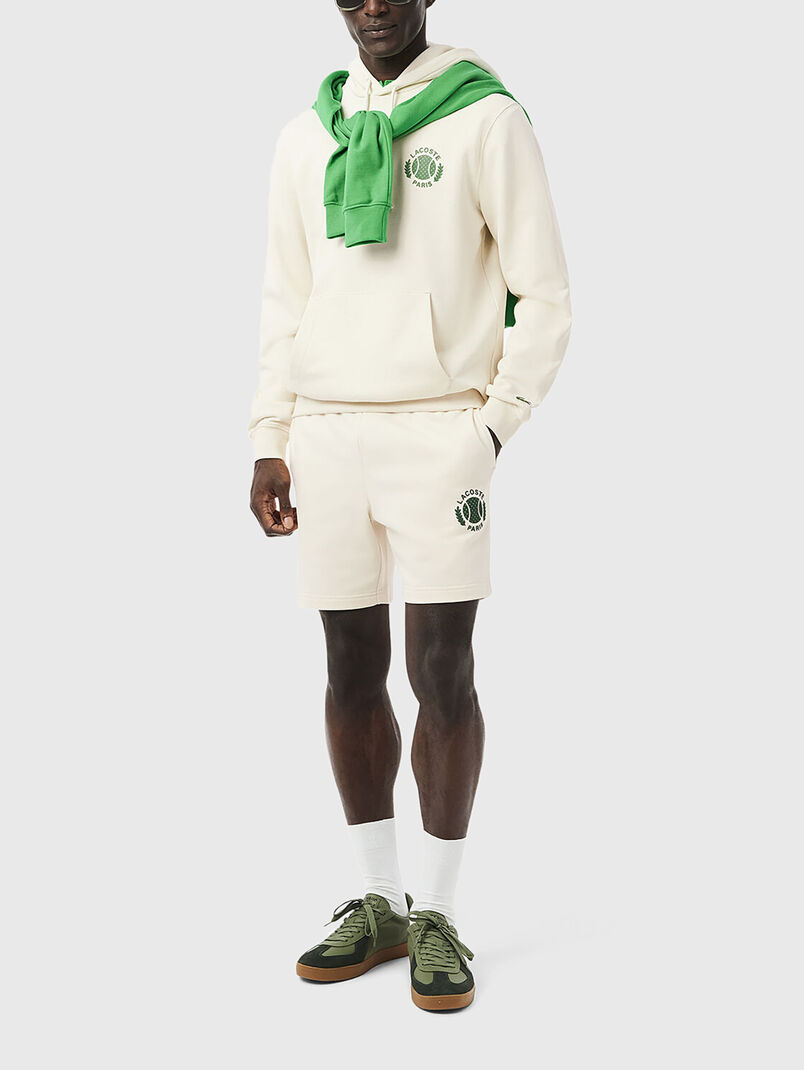 Sports shorts with logo embroidery - 3