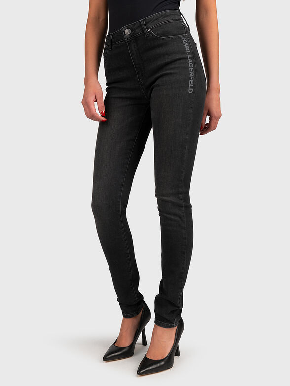 Skinny jeans with logo detail - 1