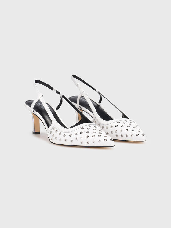 Кожени сандали ALORA с капси - 2