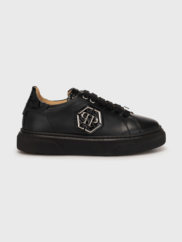 HEXAGON leather sports shoes - 1