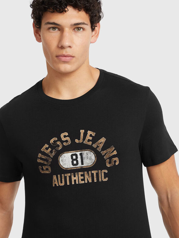 Slim T-shirt with logo detail - 4