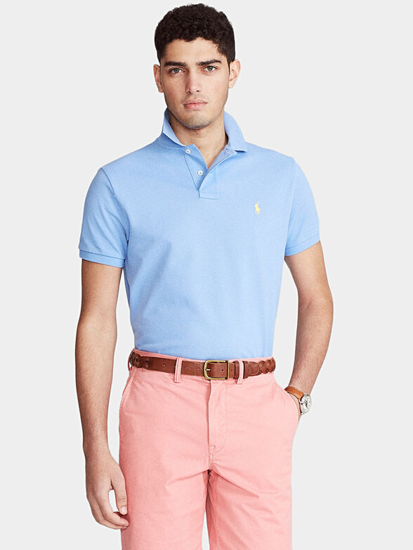 Sky blue polo-shirt - 1