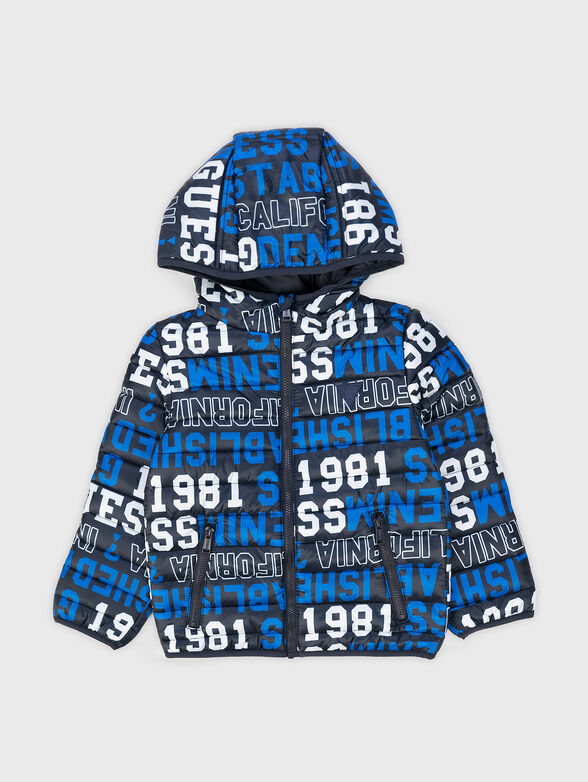 Jacket with contrasting print  - 1