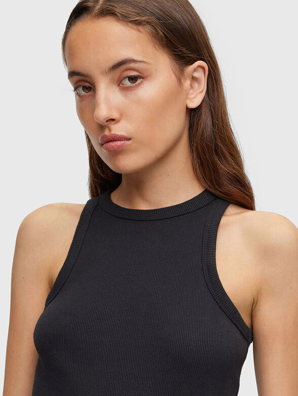 Ribbed cotton top - 4