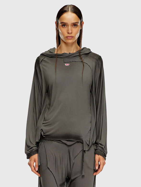 T-AGO sweatshirt with washed effect - 0
