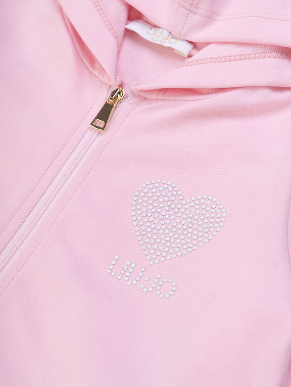 Set of two parts with delicate rhinestones - 3