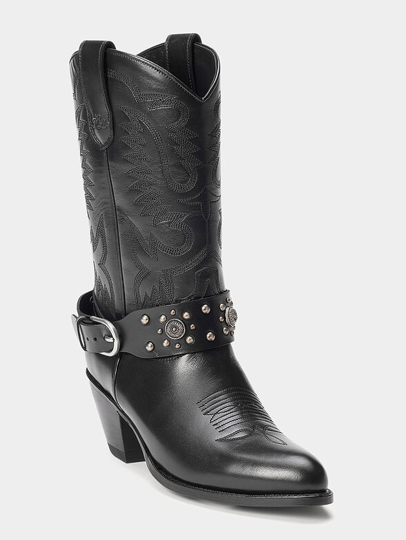 Boots with Western-style stitching  - 2