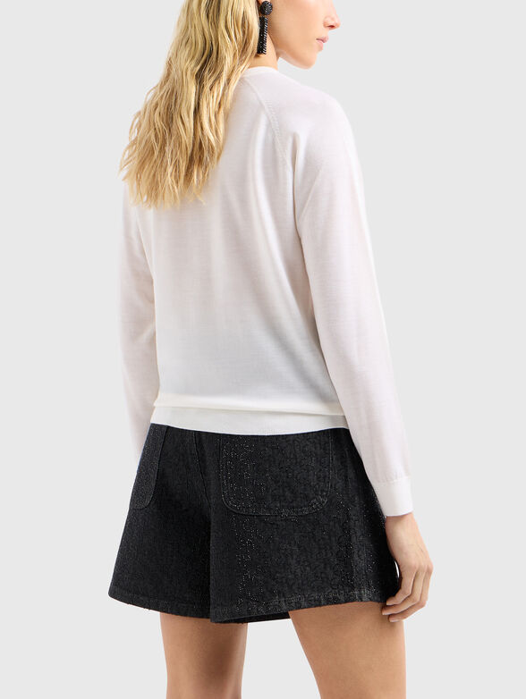 Sweater with appliqu&eacute;d crystals - 3