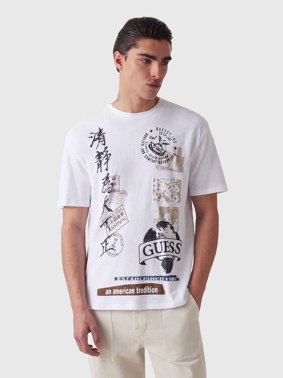 T-shirt with contrast print - 1