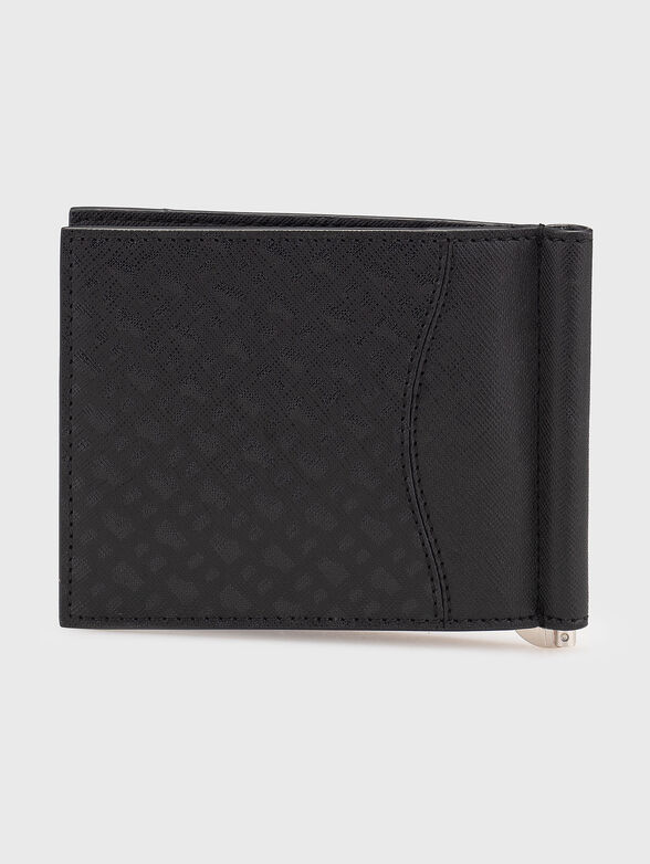 Leather wallet with logo - 2