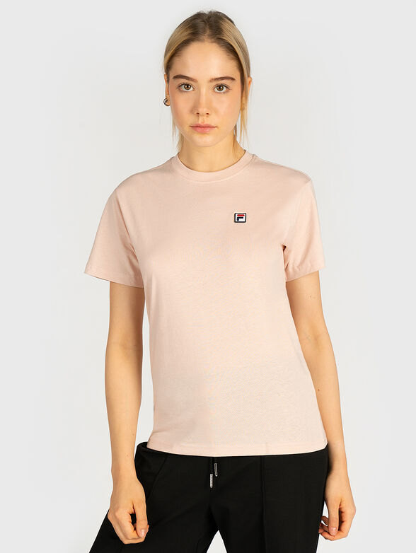 NOVA cotton T-shirt in black color - 1