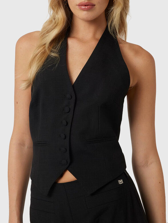DANIELLE vest with halter neckline - 3