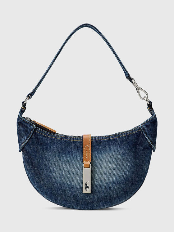 Denim mini shoulder bag - 1