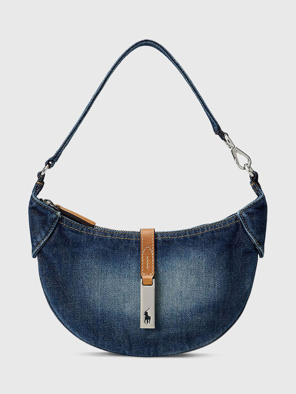 Denim mini shoulder bag - 1