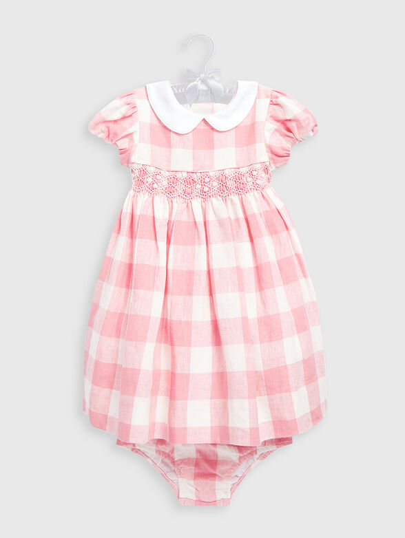 GINGHAM two-piece set with plaid print - 1