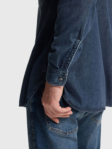 BECKHAM x BOSS denim shirt - 5