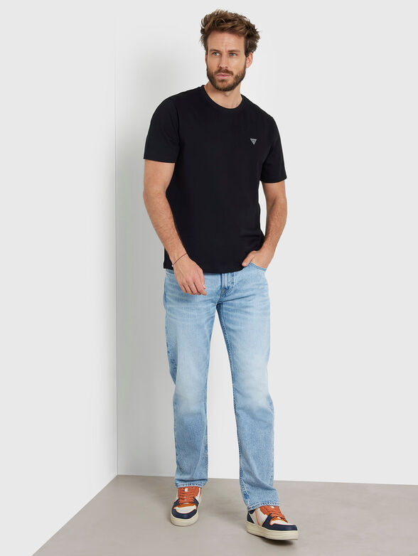 Rond neck black T-shirt - 2