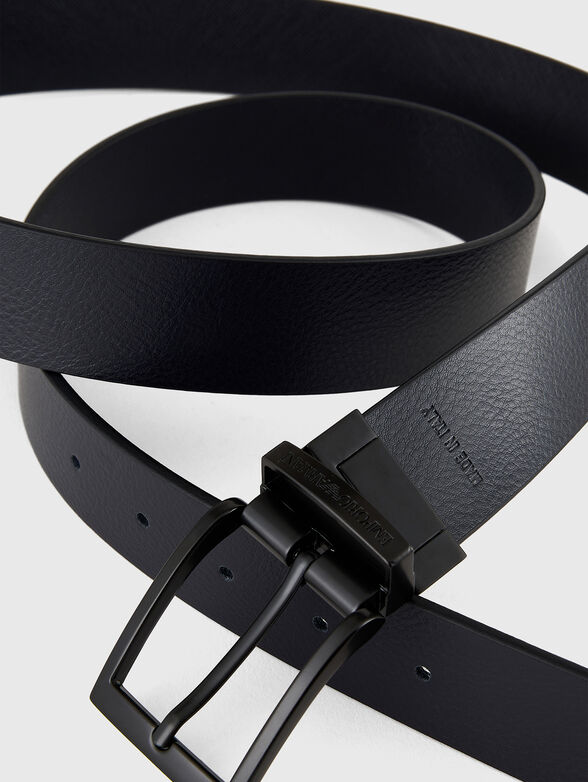 Double-face leather belt - 4