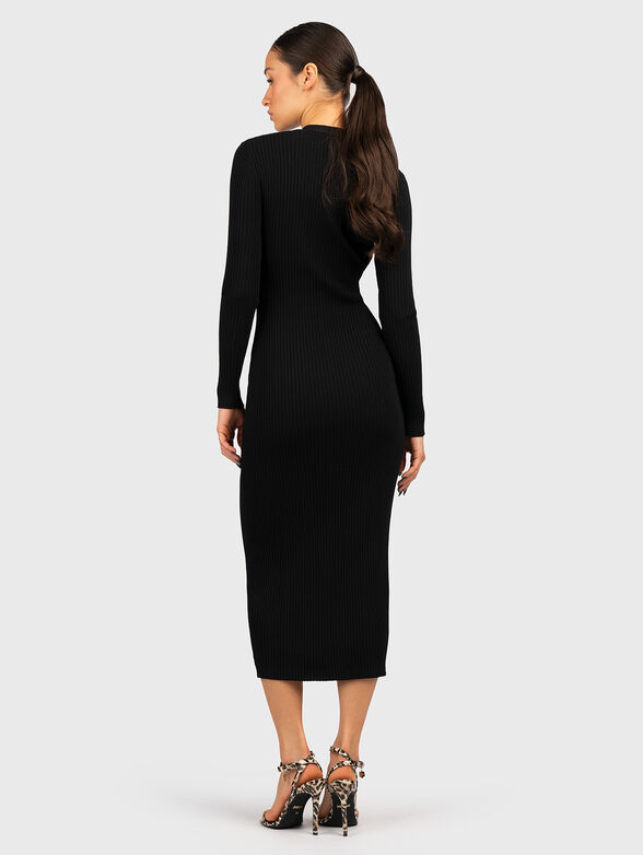 Black knitted dress  - 2