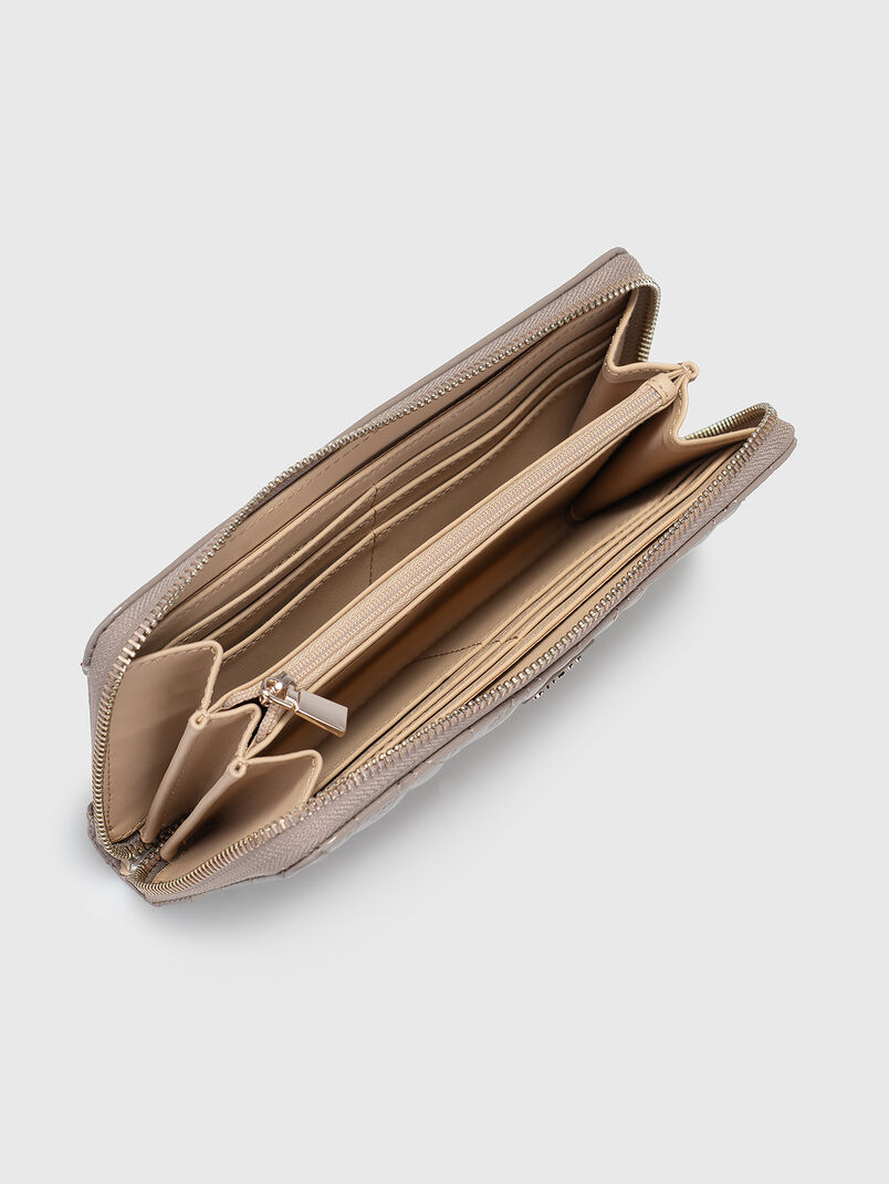 Black wallet with a triangular logo  - 3