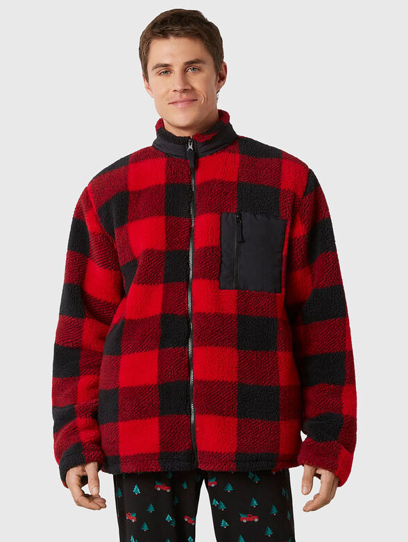 CHALET CHIC checkered home sweatshirt - 1