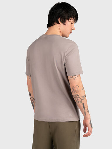 BIBBIENA black T-shirt with logo print - 3